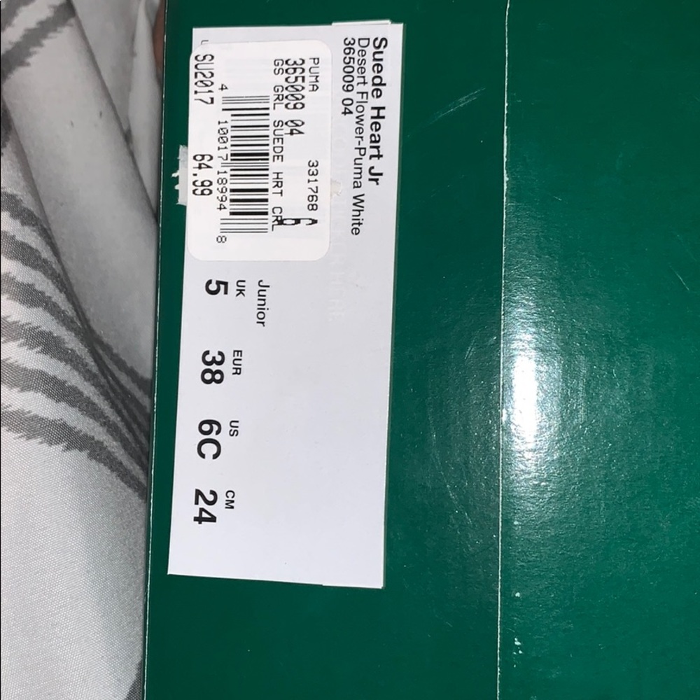 Puma suede pink heat shoes